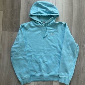 Nike Light Blue Hoodie Size Medium